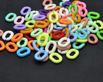 18x24mm Oval Cable Chunky chain links,Curb chain links,Necklace/Bracelet/Bag Chain Links,Oval Tortoiseshell Chunky Acrylic Chain Links