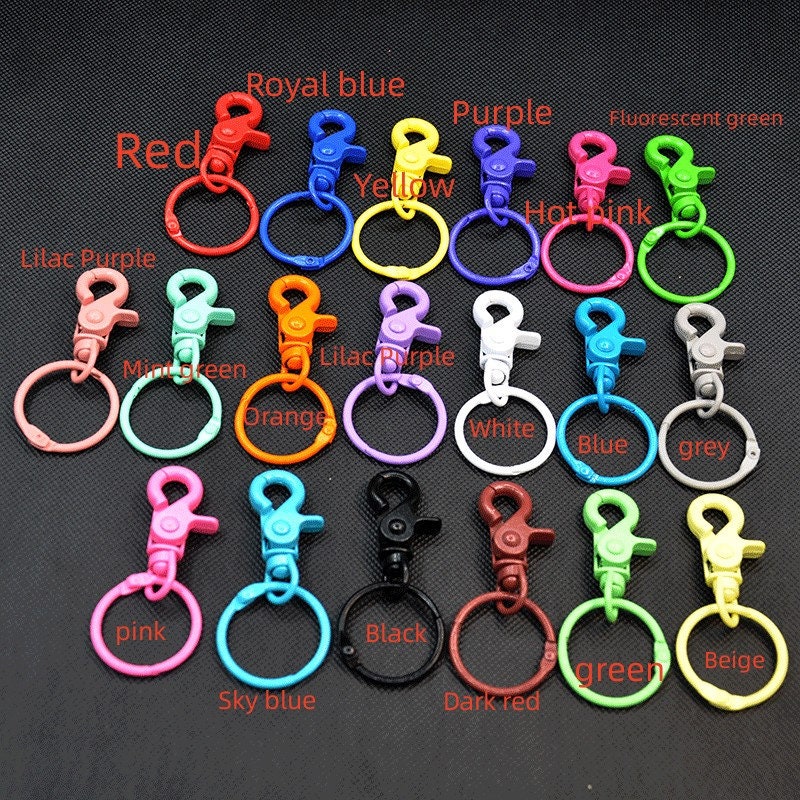 Laminated Key Chain Fob -- 18 Colors