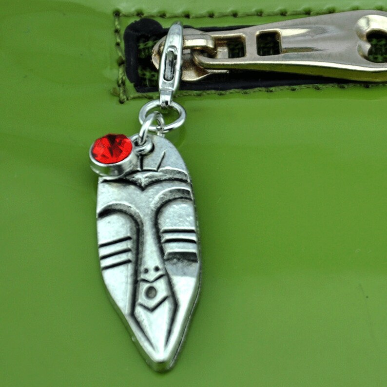 Indian Charm Indian Head Zipper Pull Native American Inspired -1900G640 Indian Tribe Chief Head Charm Pendants
