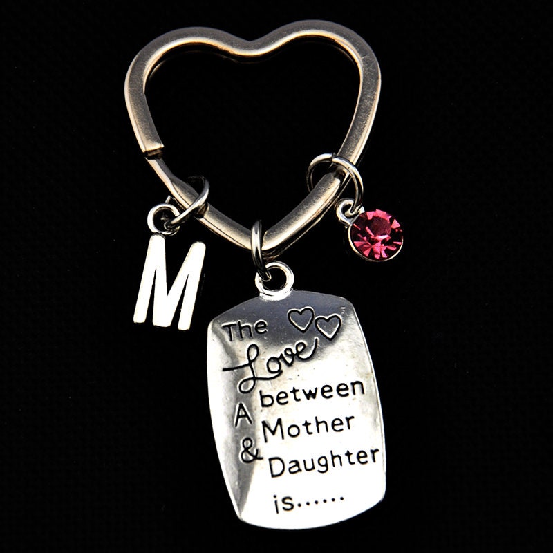 Mother Daughter KeychainGift for Mom From DaughterThe Love Etsy