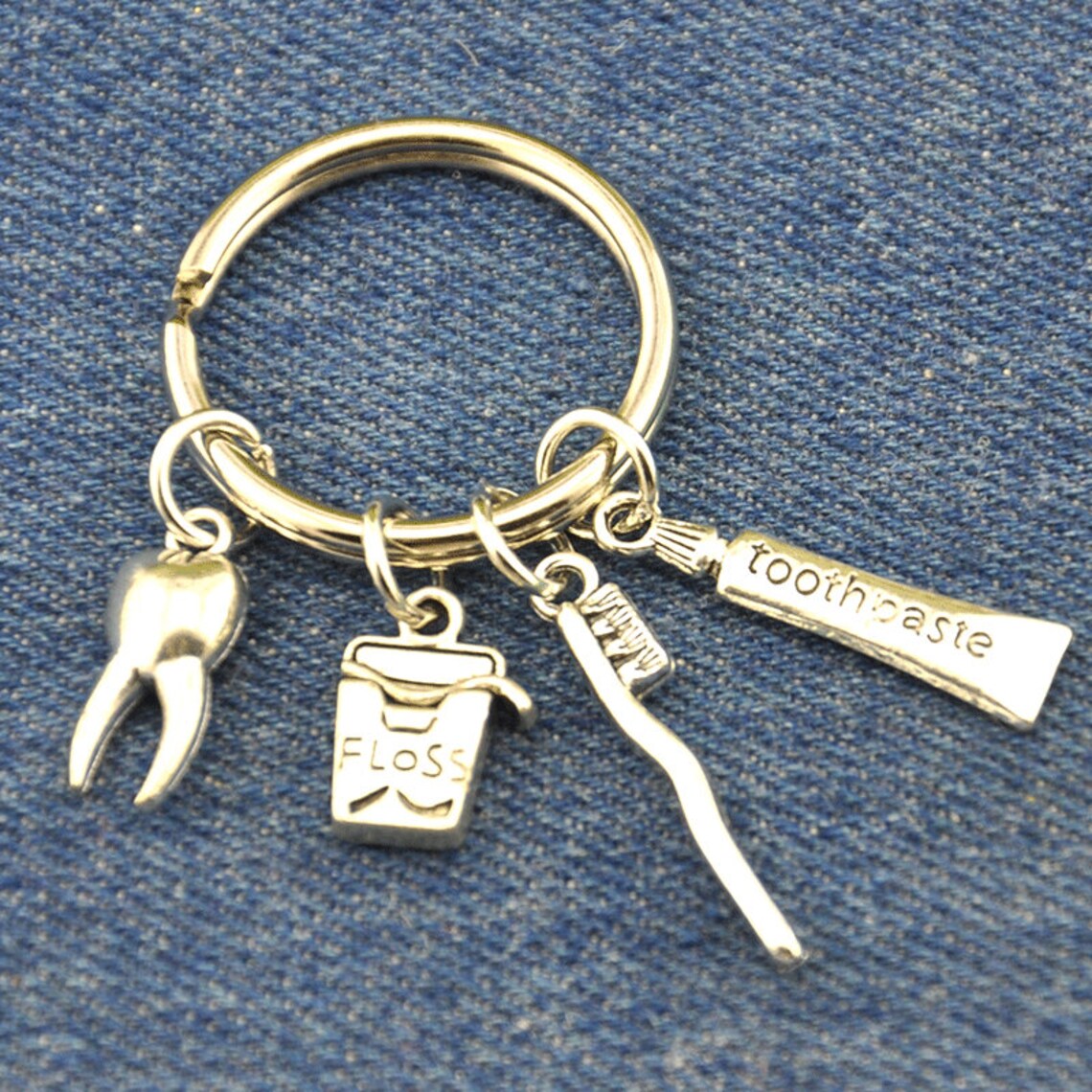 Dental Hygienist Keychains Personalized Dental Hygienist Etsy