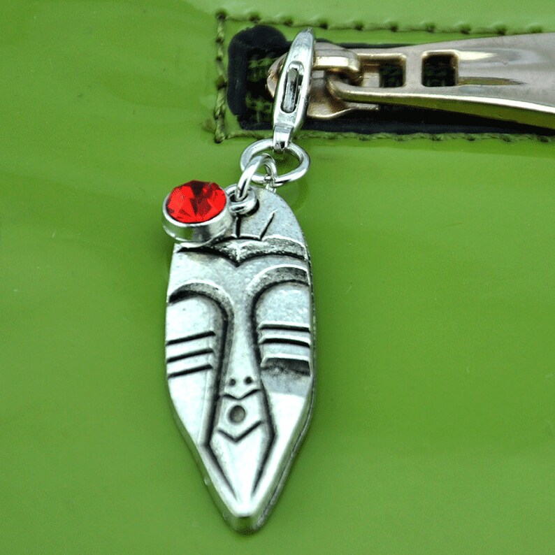 Indian Charm Indian Head Zipper Pull Native American Inspired -1900G640 Indian Tribe Chief Head Charm Pendants