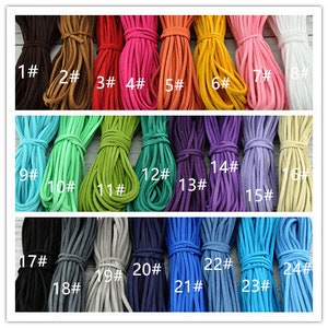 3mm Superior Quality Faux Suede Cord Leather Lace Beading String