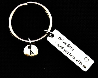 Drive Safe Keychain Drive Safe I Need You Here With Me Keychain Personalized Keychain Driver Gift Long Distance Relationship Boyfriend Gift