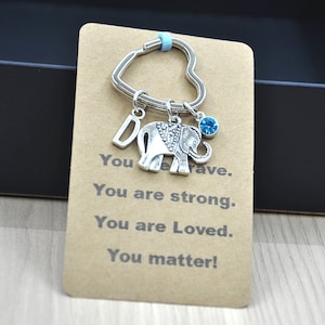 Elephant Keychain,Large Lucky Elephant Keychain, Lucky Elephant, Elephant Gift, elephant lover, elephant accessory, Elephant Wedding Favors