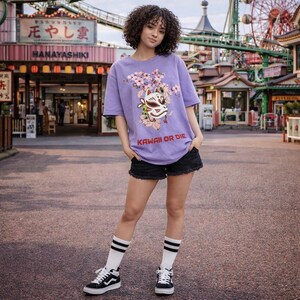 Kitsune in Bloom Tee