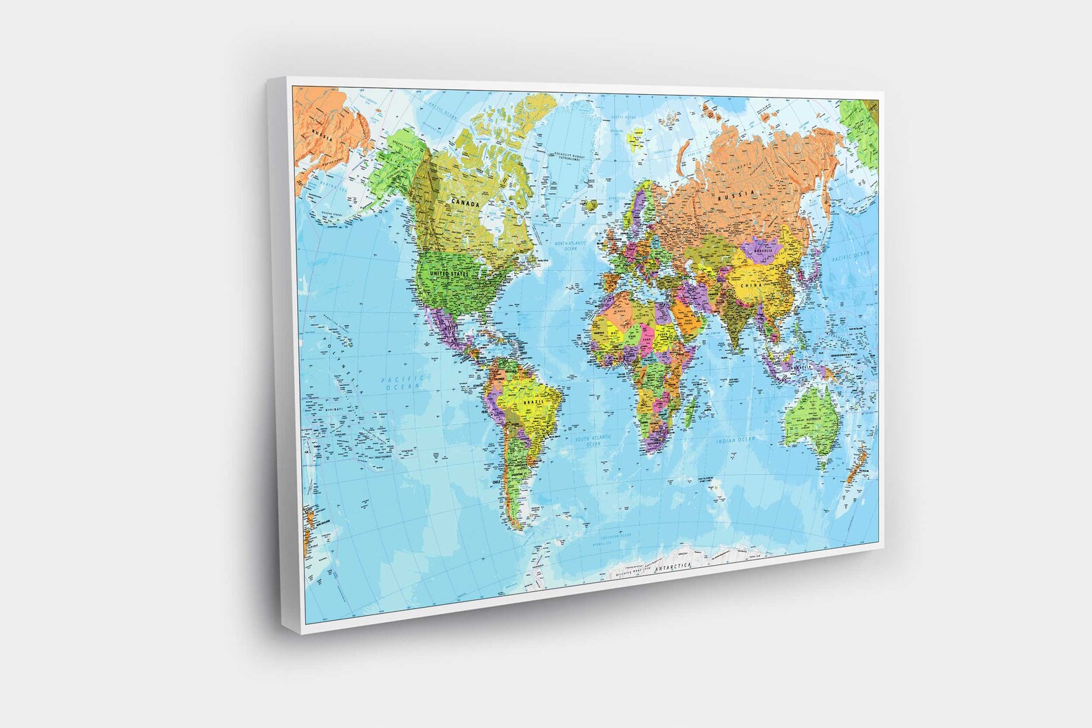 Look at the map of these