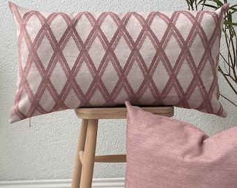 Dusty Rose Color Linen Fabric Throw Pillow, Heavy weight Linen pillow case, Standard, queen, king, body, euro sham  (Only Cover) 20x20