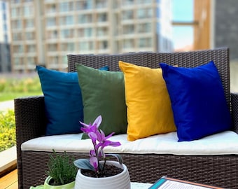 Outdoor spring decor, Throw Pillows for Garden Furniture, Garden Furniture Pillows, Stain Resistant Fabric, All Custom Sizes, Only cover