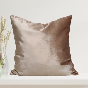 Gold Velvet Pillow Cover: Custom Size Decorative Cushion