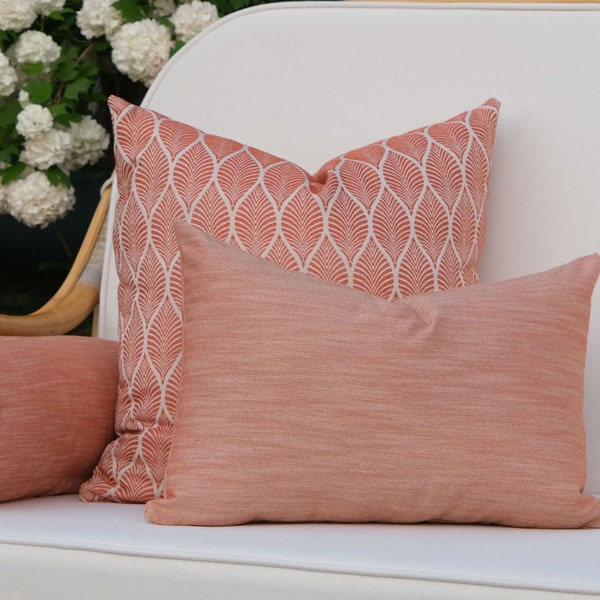 Outdoor Lumbar Pillow, Outdoor Sofa Pillows, Durable and Stylish Outdoor Pillowcase, Outdoor Garden and Decor, 18x18, 12x20, 6x18 Pillows