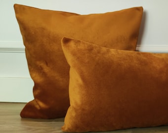 mustard 16x24 12x18 40x60 14x22 rust 30x50 12x20 orange lumbar pillow cover long cushion cover bed pillows solid throw pillows