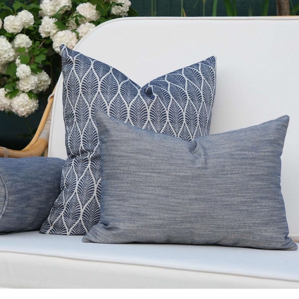 Outdoor Pillow Set, Patio Pillows, Outdoor Sofa Pillows, Durable and Stylish Outdoor Pillowcase, 18x18, 12x20, 6x18 Pillows