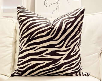 26 by 26 Kess InHouse Vasare NAR New Wave Zebra Pattern Pink Throw Pillow 26 by 26 Kess InHouse Vasare NAR New Wave Zebra Pattern Pink Throw Pillow
