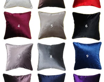 Gold Mink Pillow Covers, Mink Pillowcase, Mink Hand-made Pillow Covers, Mink Decorative Pillow Covers