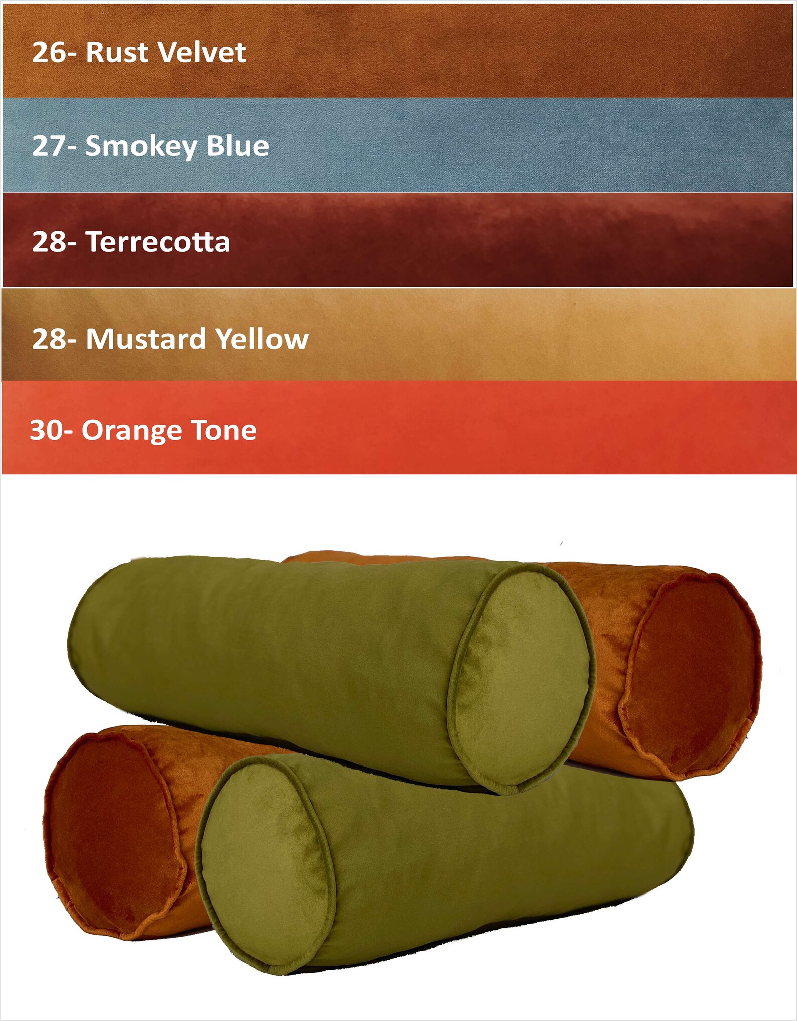 Green Velvet Bolster Pillow Cover Velvet Bolster Pillows in Etsy