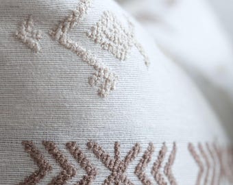 Neutral Decorative Pillow Cover – Handmade Cushion – Timeless Home Decor – Multiple Sizes