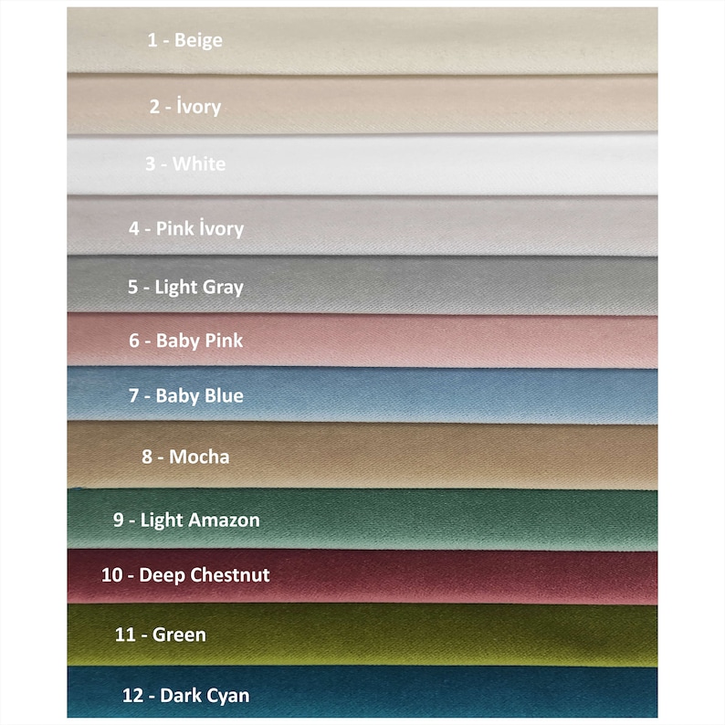 Velvet Bolster Pillow Cover in 30 Different Colors and Sizes Etsy