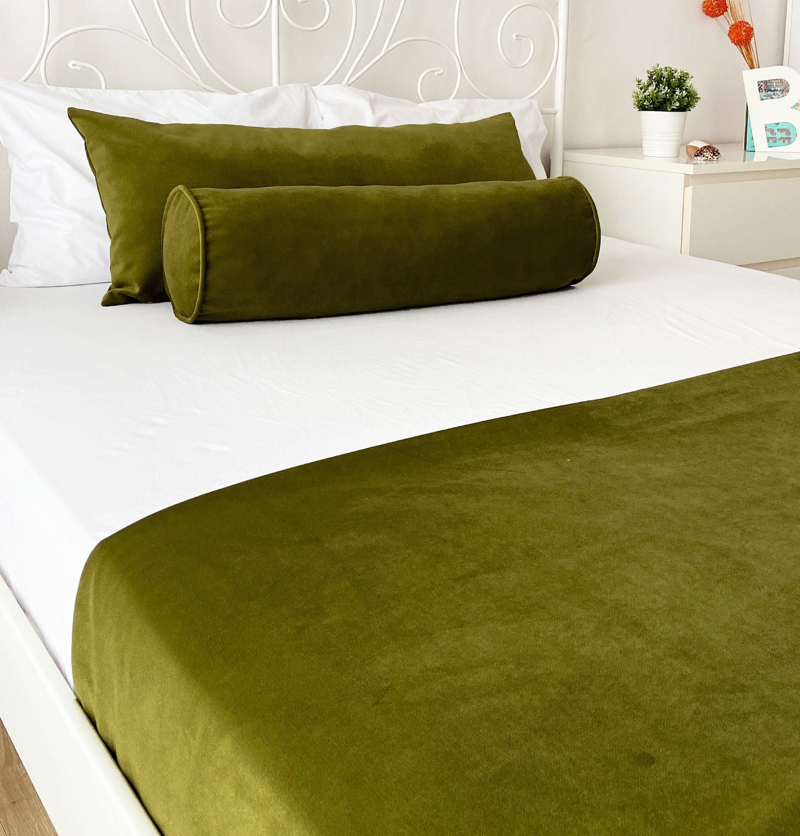 Velvet Bed Runners for Bedrooms All Sizes Hotel Bed Runners Etsy