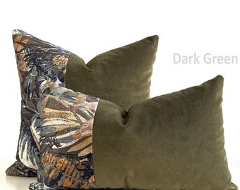 Decorative Pillows Set: Dark Green & 8 Colorful Options, Specially Designed for Elegant Home Decor Accents