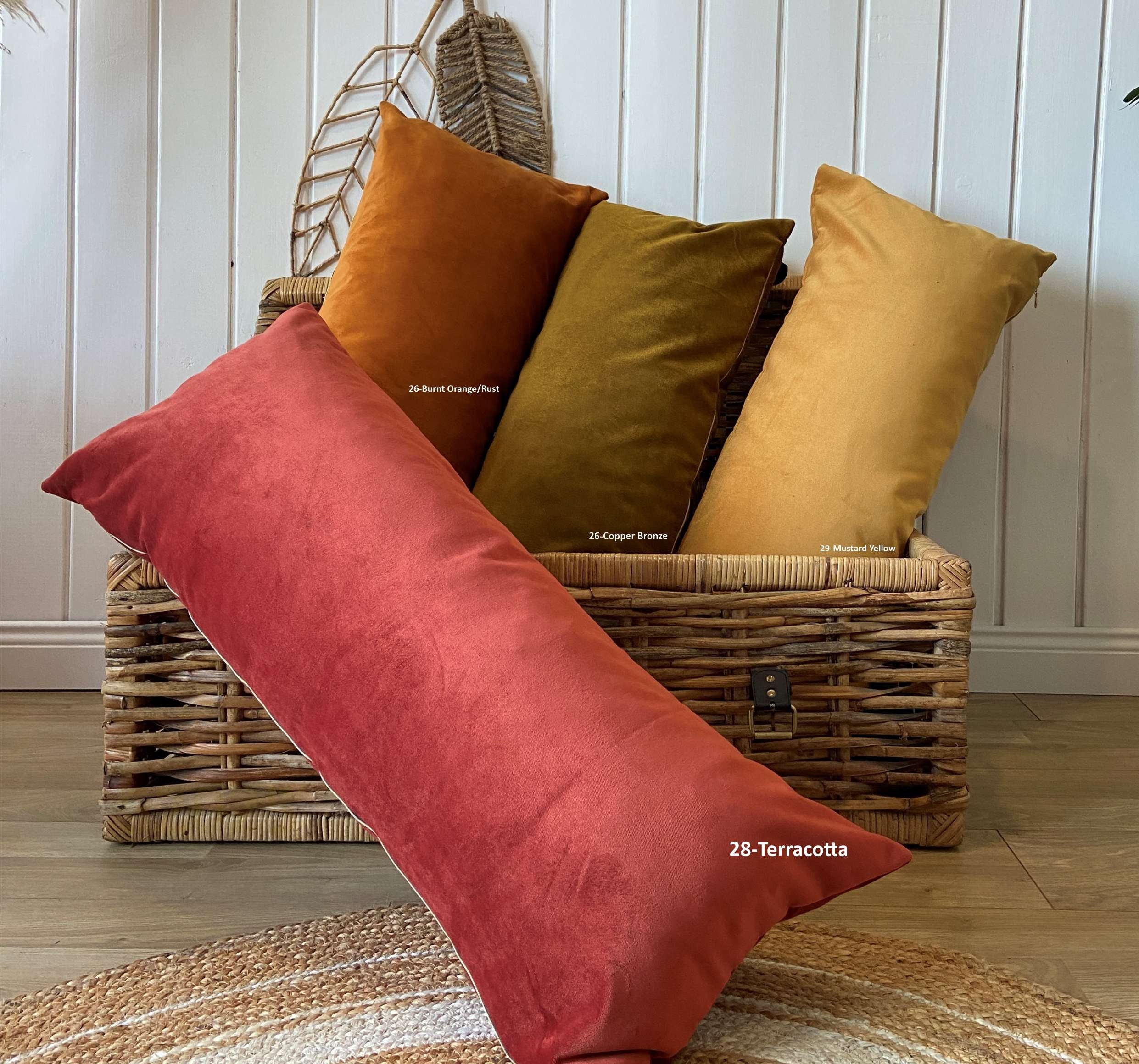 Extra Long Lumbar Pillow Cover Copper Bronze Velvet Throw Pillow All Custom Size Velvet Decorative Pillow only Cover 20x54 14x36 Etsy