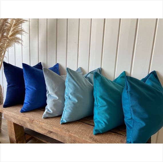 Etsy blue pillow covers new arrivals