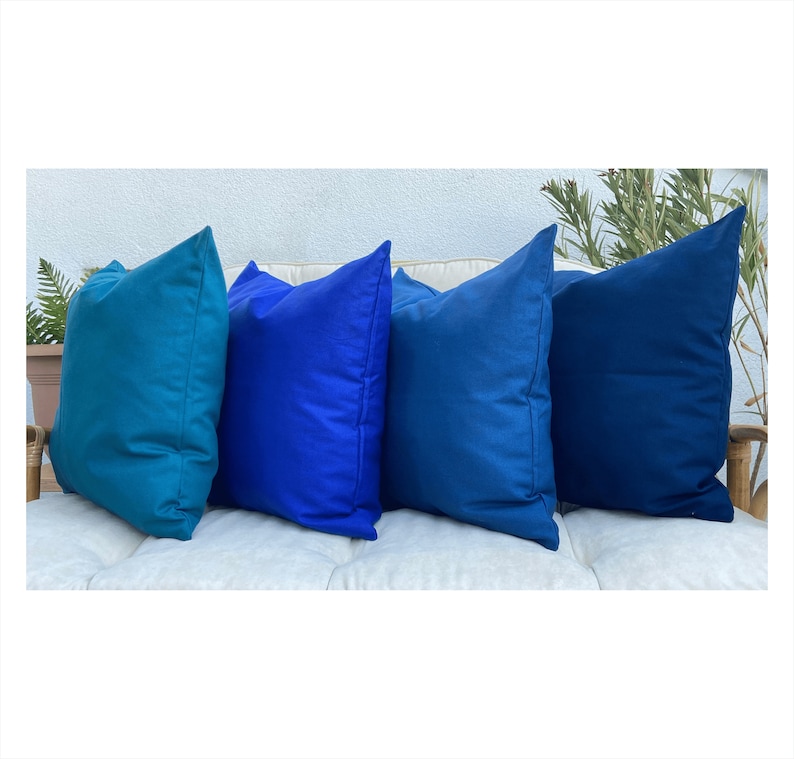 Outdoor Pillow Covers Outdoor Throw Pillow Garden Furniture Etsy