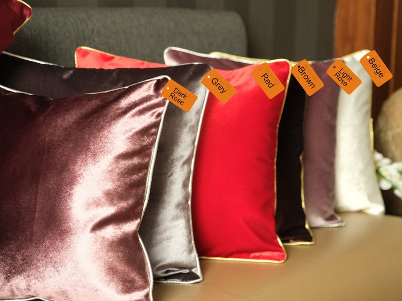 Glamorous First Quality Decor Pillow Navy Blue Color Pillow Etsy