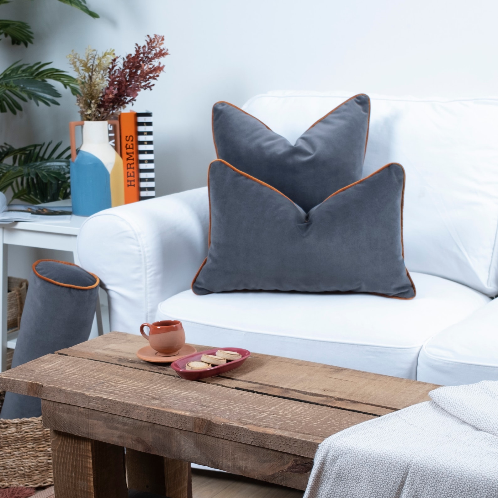 Luxury Velvet Pillow With Piping Velvet Throw Pillow Cover Etsy