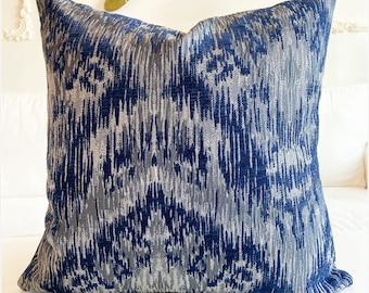 Square Pillow Covers, Ethnic Pillow Cover, Ikat Pattern Pillows, Decorative Pillows, 16x16, 18x18, 20x20, 22x22, 24x24  (Only Cover)