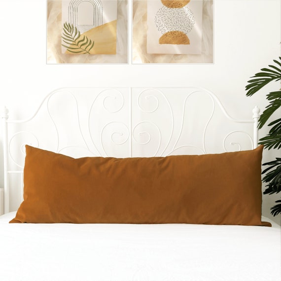 Mustard Yellow Body Pillow Case 20x54 Extra Long Size Body Etsy
