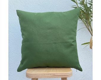 Green, Olive, Apple, Yellow, 18x18 Outdoor Throw Pillow, 20x20 Garden Furniture Pillows, Stain Resistant Fabric, Only cover, 26x26