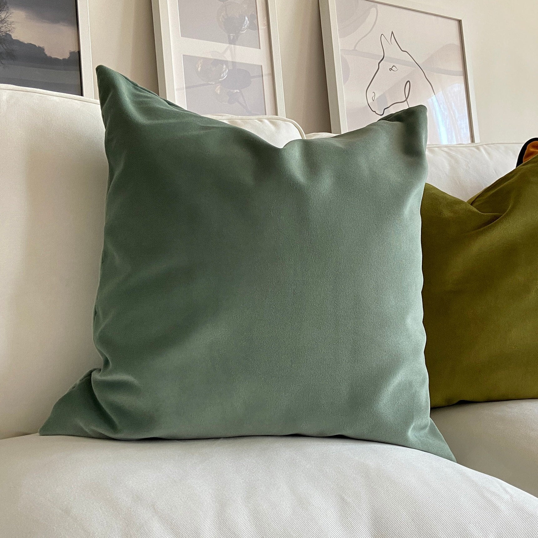 Pastel Turquoise at Home Pillows Mint Color Luxury Decorative Pillows 18x18 Custom Designer Pillows 20x20 couch sizes Only Cover