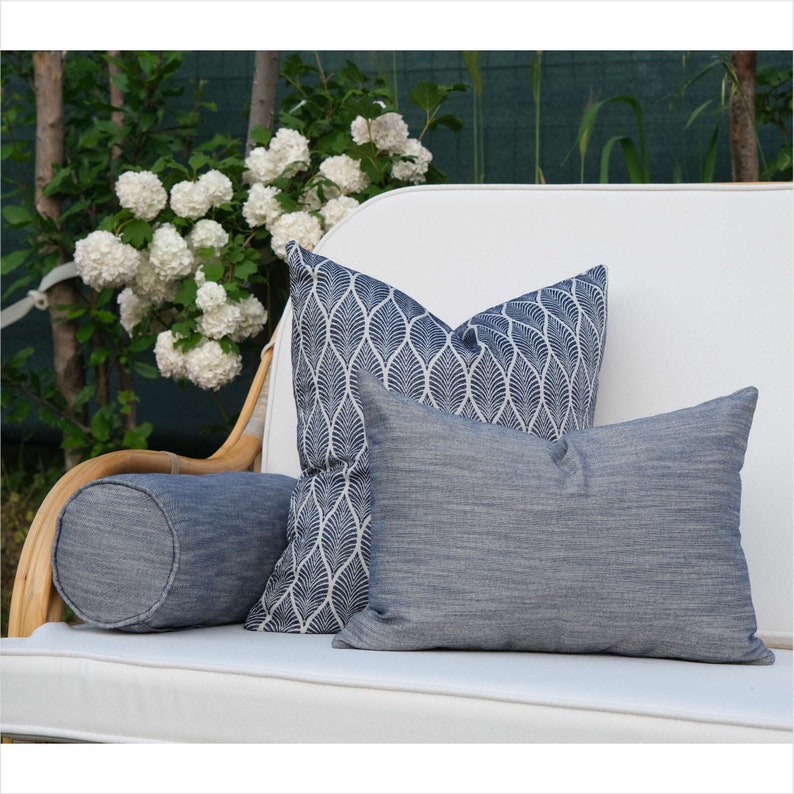 Outdoor Pillow Set, Patio Pillows, Outdoor Sofa Pillows, Durable and Stylish Outdoor Pillowcase, 18x18, 12x20, 6x18 Pillows zdjęcie 1