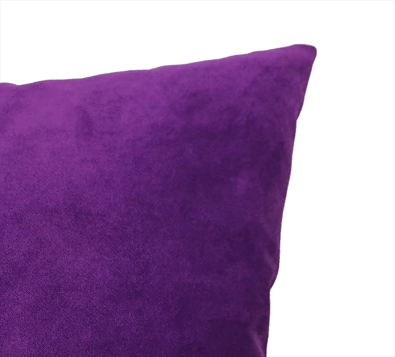 Purple pillow cover Velvet Touch Pillows Decorative Pillow Etsy