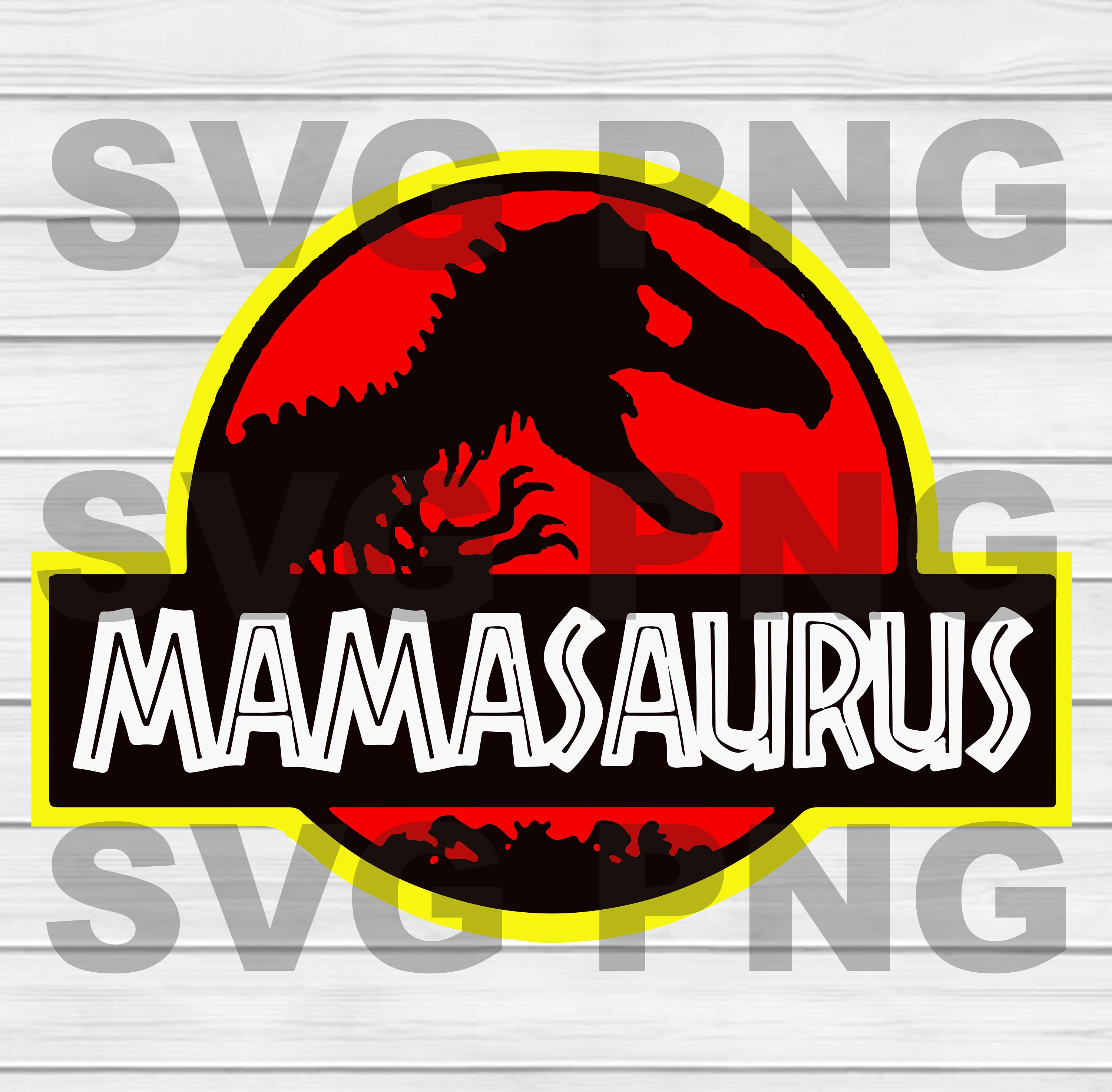 Download Mamasaurus Jurassic Park VG DXF PNG Eps Cut Files Digital ...