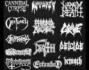 Neh\u00ebmah print patch raw black metal band