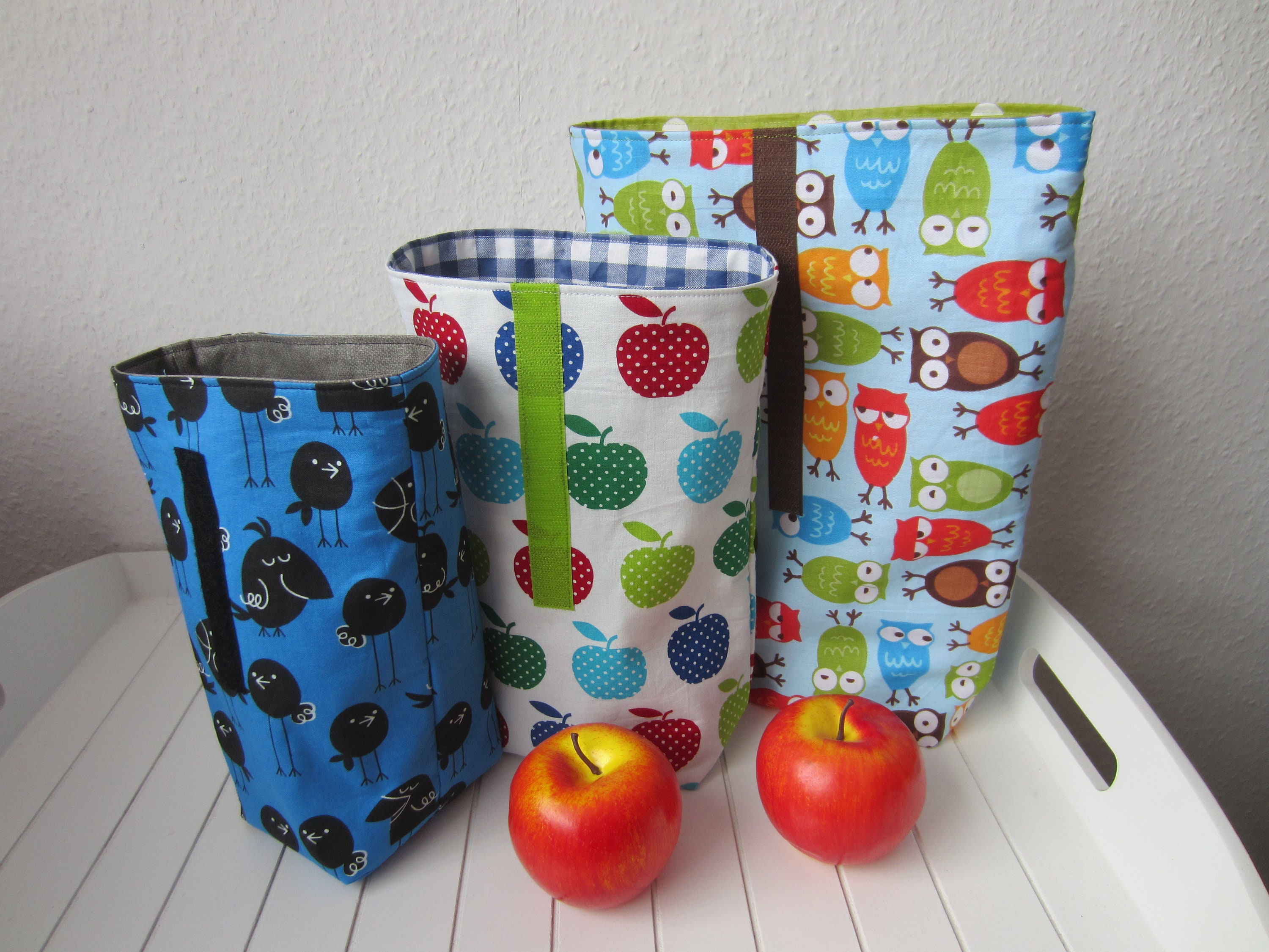 Lunchbag / Brotbeutel / Frühstücksbeutel / Badetasche Klein Etsy Ireland