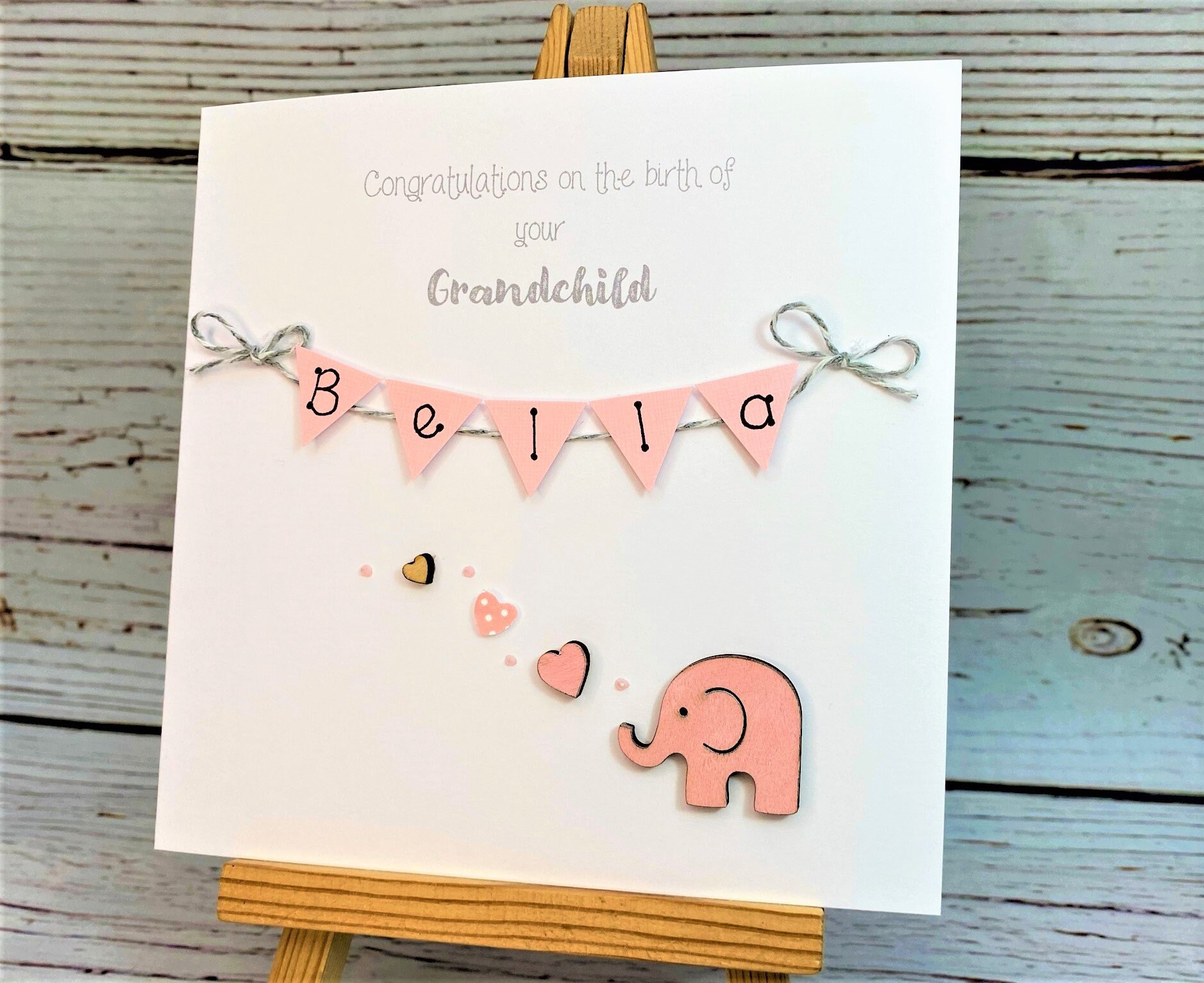 Birth of Baby First Grandchild Grandchild Card Etsy UK