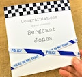 Handmade & Personalised Police Promotion Card | Congratulations | Any Name | Any Rank | Police Officer Card | Free UK Postage | UK Seller