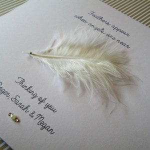 Marido simpatía duelo condolencia tarjeta ~ Pluma Marido simpatía duelo condolencia tarjeta ~ Pluma