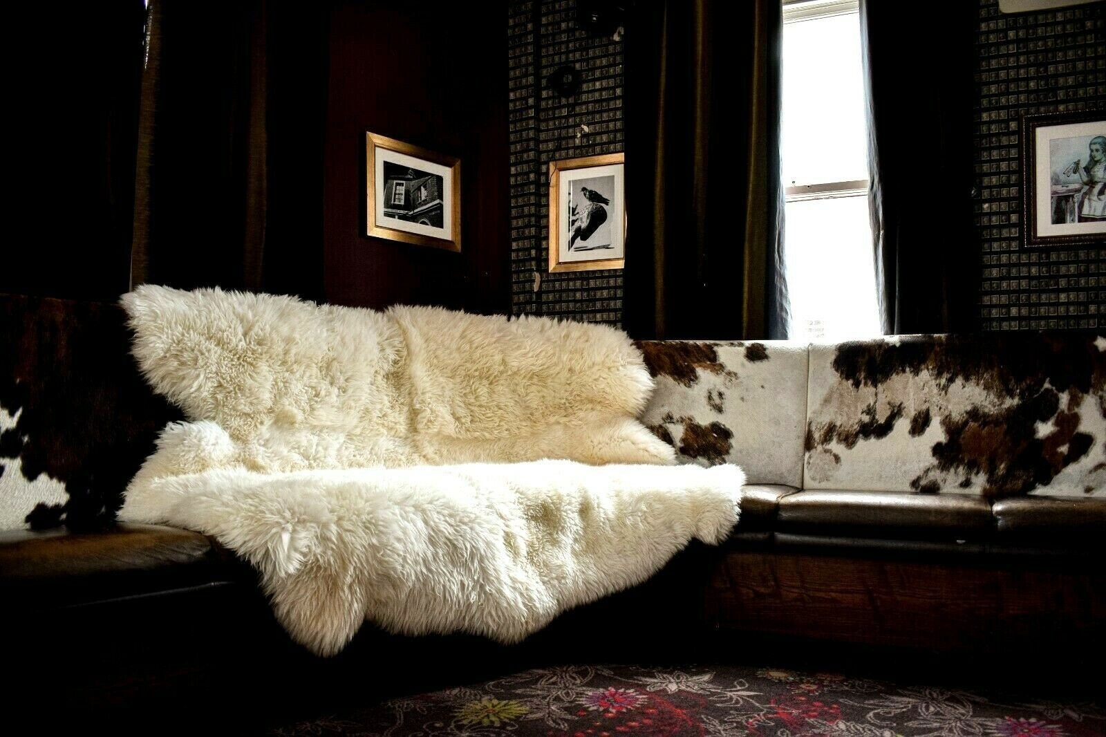 Sheepskin Rug Natural Sexto Soft Thick & Shaggy Large 6 Pelt Etsy UK