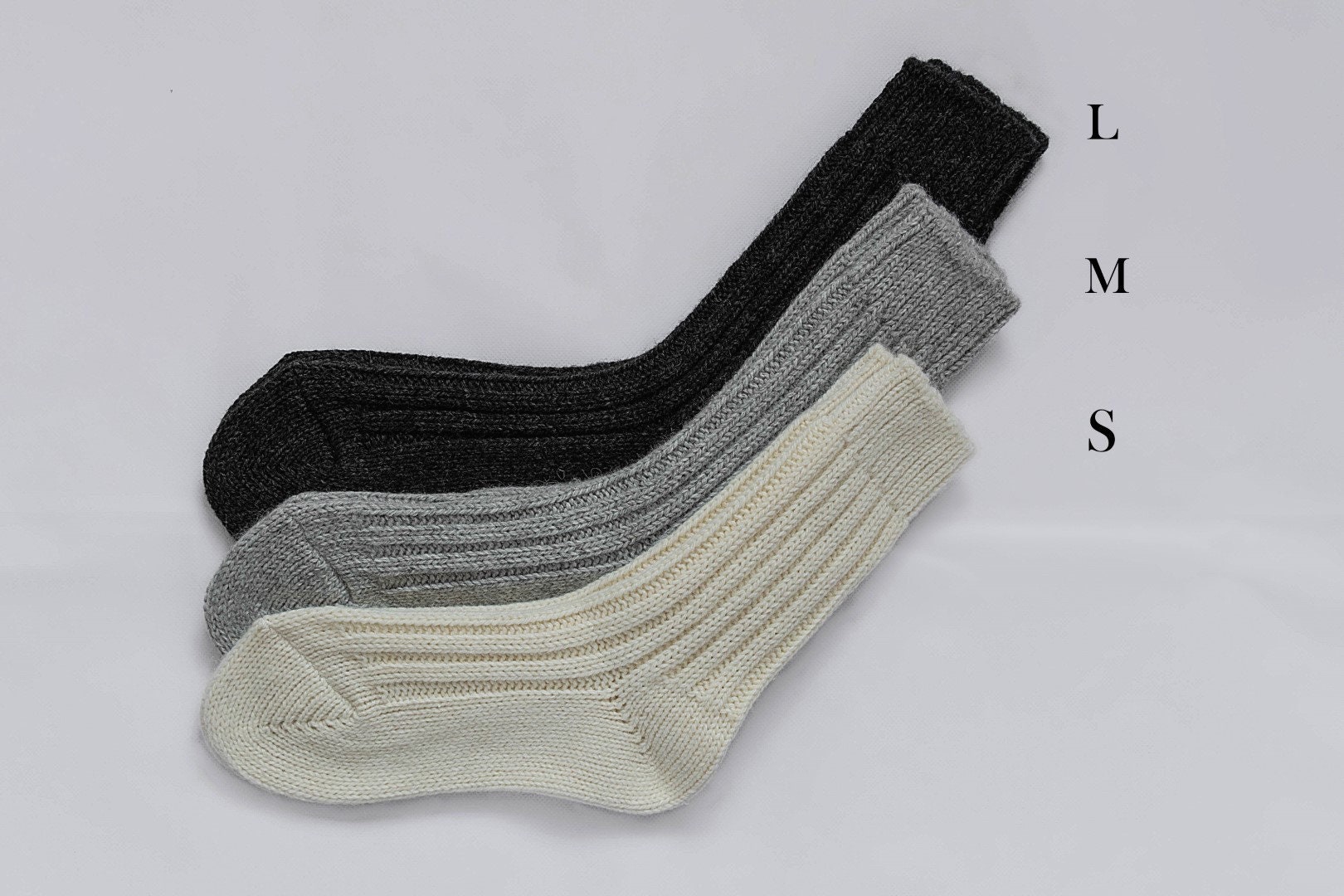 GoWith 2 Paia Di Comodi Calzini Invernali In Lana Di Alpaca, Per - Foto 6