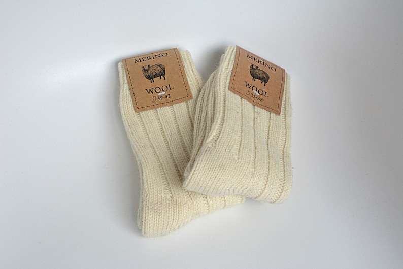 Merino Socks 100 Merino Wool Soft and Warm Unisex Socks Etsy