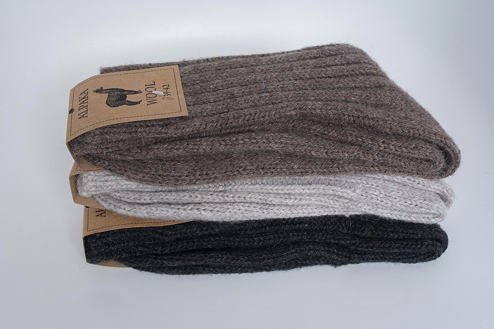 Alpaca Wool Socks extra thick warm outdoor/Indoor very soft | Etsy