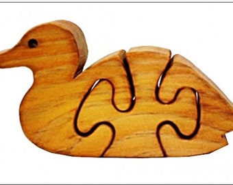 3D Wooden Puzzle Puzzle Duck Kids Puzzle Wooden Toys