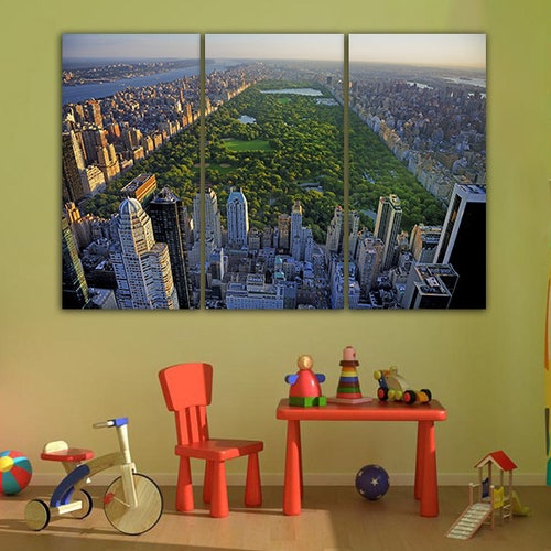 Large shops canvas art Central park New York skyline City wall art Central park poster New York canvas art New York décor New York photo NY gift