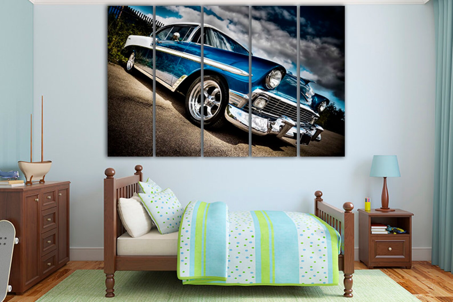 Wall Art Canvas Old Car Vintage Car Old Car Canvas Car Decor Etsy