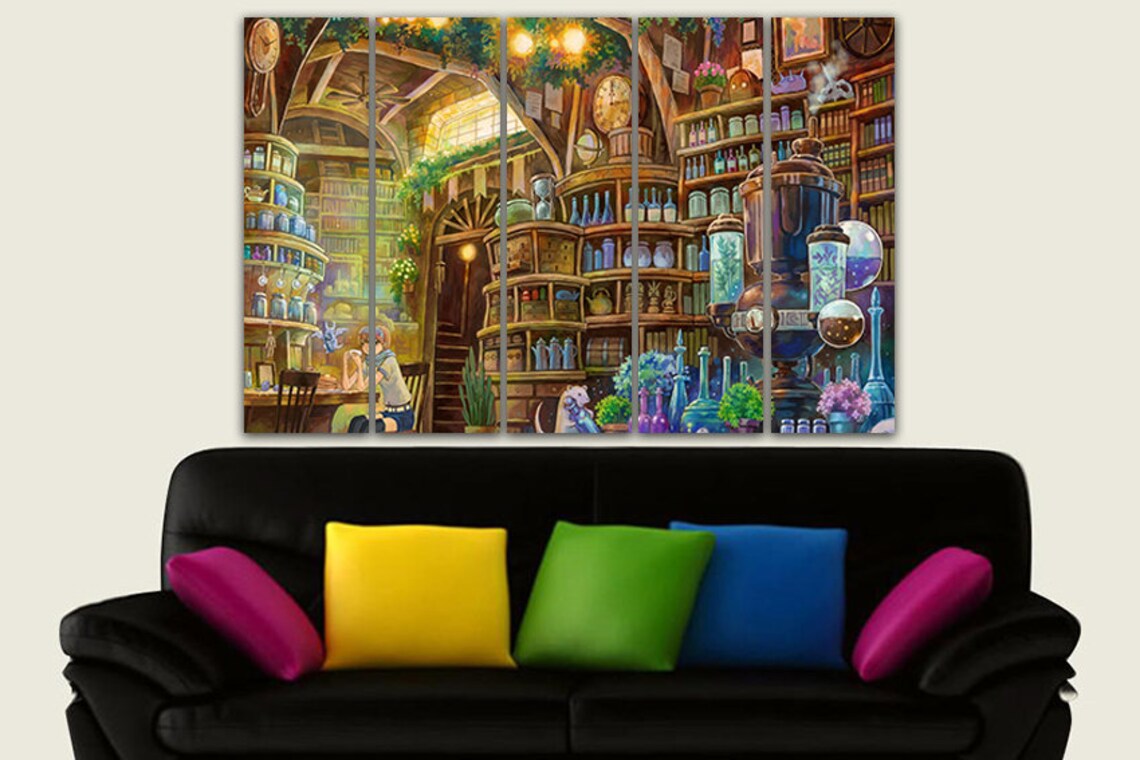 Laboratory Print Laboratory Canvas Library Print Library Etsy