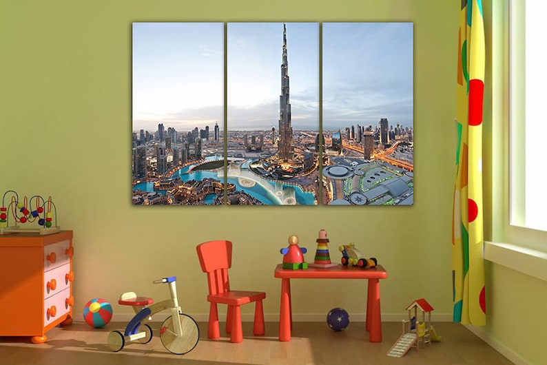 Panel Canvas Art Dubai Print Dubai Wall Art Dubai Home Decor Etsy